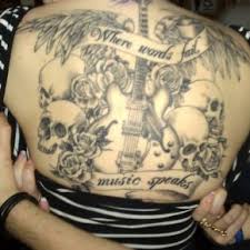 Good Tattoo Quotes : Awesome Back Side Quote Tattoo Ideas. Good ... via Relatably.com