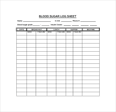 Blood Glucose Log Sheet Elegant Printable Sugar Book Spreadsheet