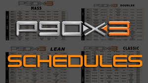 p90x3 schedule zillafitness