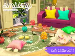 the sims resource cute clutter set 1
