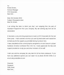 Two Week Notice Letter Template Beautiful Resignation Letter Because