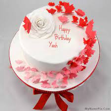 Happy Birthday Yash Cake Image gambar png