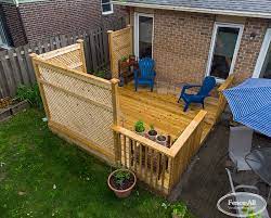 What Is A Wooden Patio Called Fence All