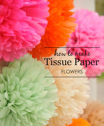 diy tissue paper flowers project nursery