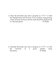 Solved 19 Draw The Flowchart And Write A Program In C C