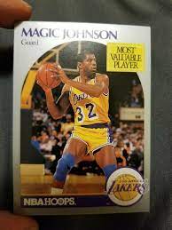 Beckett basketball card magazine july 1990. Magic Johnson Lakers Nba Hoops 1990 Mvp Card