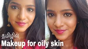 festive makeup for oily skin