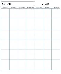 Printable Blank Monthly Calendar Free Stock Photo Public