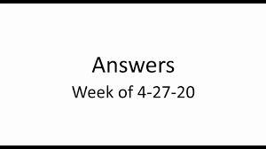 This page word/pdf version answer key. Social Studies Weekly Week 20 Crossword Answers Social Studies