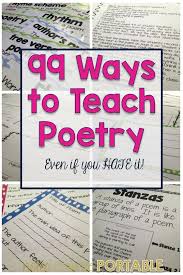 Best     Poetry lessons ideas on Pinterest   Poetry anchor chart     Freelance work  Write a lesson or unit plan for Poetry In Voice