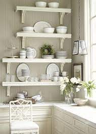 wall mounted kitchen shelves