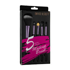 swiss beauty makeup brushes set 5