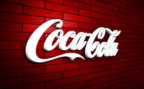 coca cola logo 3d art