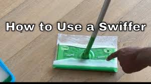 emble and use a swiffer sweeper mop