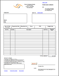 Purchase Order Template Purchase Requisition Forms Software