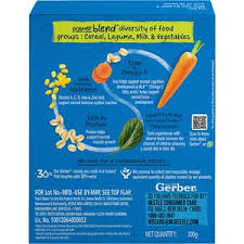 gerber cereals spinach carrot