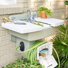 top outdoor garden sink station with