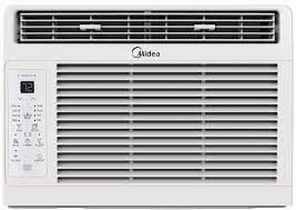midea 5 000 btu 115v window air conditioner with remote white maw05r1wwt