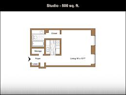studio 500 sq ft westminster arch