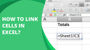 how to link cells in excel link data