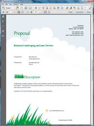 Sample Business Proposal Software : Lawn Care and Landscaping ... via Relatably.com