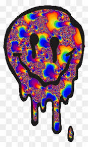 trippy melting face gif free
