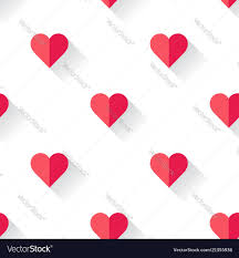Abstract Valentines Heart Pattern