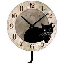 Cat Clock Clock Pendulum Wall Clock