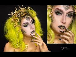 medusa halloween diy makeup tutorial