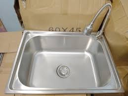 kitchen sink stainless steel set