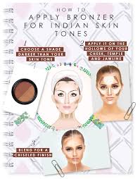 how to apply bronzer for indian skin