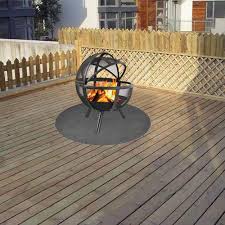 My wife wanted a deck & a fire pit in the backyard. Fireproof Chimineas Mat For Deck Protection Grill Patio Fire Pit Pad Hearth Rug Fireproof Mat Deck Protector For Wood Burning Fire Pit Gas Fire Pit Charcoal Grill 24 Inch Pricepulse