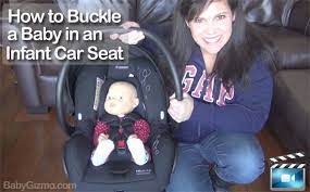 Buckle A Baby In An Infant Car Seat