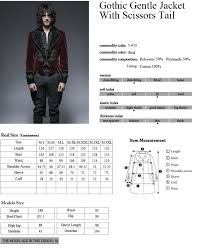 Us 122 55 5 Off Punk Rave Red Mens Steampunk Gothic Vampire Jacket Coat Rock Gentle Tailcoat Y635 In Jackets From Mens Clothing On Aliexpress