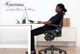 office ergonomics desk height sitting