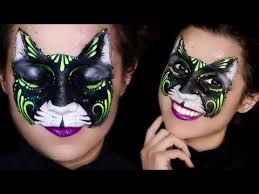 black cat face paint tutorial you