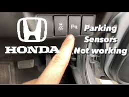 parking sensors not working on a honda