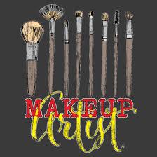 makeup artist uni tri blend t shirt