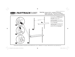 rubbermaid 1954963 fasttrack 23 78 in x