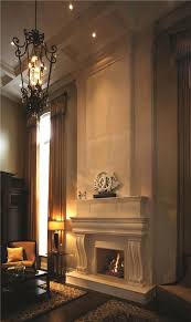 Carved Stone Fireplace Surround