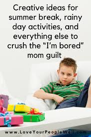 creative ideas to stop mom guilt when