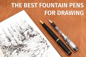 The easy flow of ink spurred her creativity and gave character to every line. The Best Fountain Pens For Drawing Jetpens