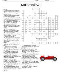 automotive crossword wordmint