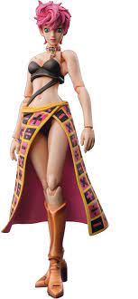 Amazon.com: MediCos JoJo's Bizarre Adventure Part 5: Chozo Kado Trish UNA  Super Action Statue Figure, Multicolor : Toys & Games