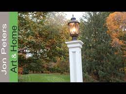 how to make a lamp post build a