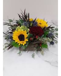 Sunflower Oasis Centerpiece Square