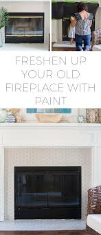 Use Fireplace Paint To Update Old