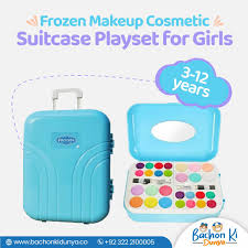 frozen makeup cosmetic suitcase playset