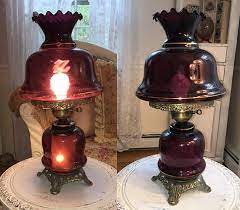 Purple Table Lamp