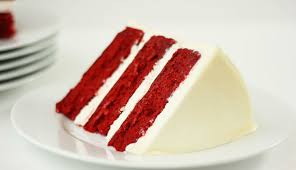 red velvet cake with white chocolate
